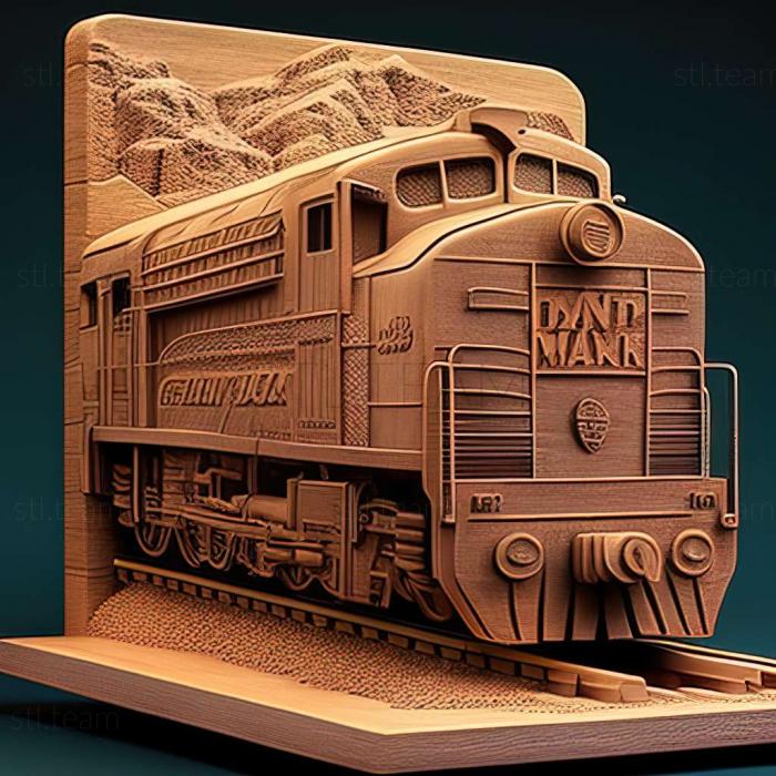 3D модель Игра Trainz Railroad Simulator 2004 (STL)